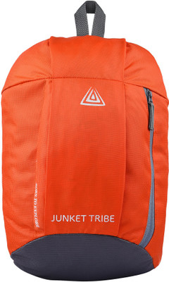 

Junket Tribe Hiking Backpack 10 Ltr 10 L Backpack(Orange, Grey), Grey;orange