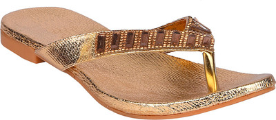 

La Boemo Women Gold Flats
