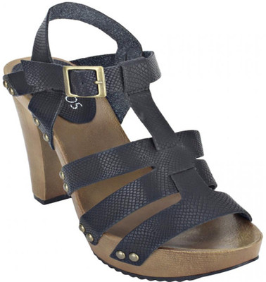 

estatos Women Black Heels
