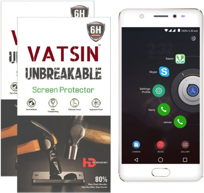 

Vatsin Screen Guard for Panasonic Eluga Ray Max(Pack of 2), Transparent