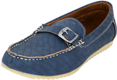 

LeatherKraft Loafers For Men(Blue