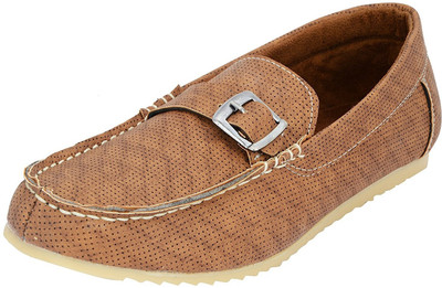 

LeatherKraft Loafers For Men(Brown