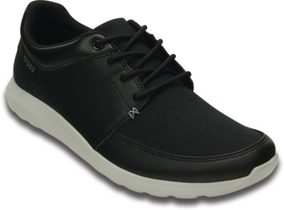 

Crocs Crocs Kinsale Lace-up Canvas Shoes For Men(Black, Black/pearl white