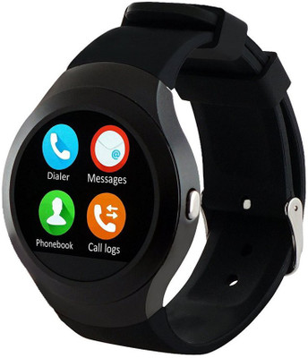

estar Smartwatch with calling function compatible with Alcatel Idol 4 Golden Smartwatch(Black Strap free size)