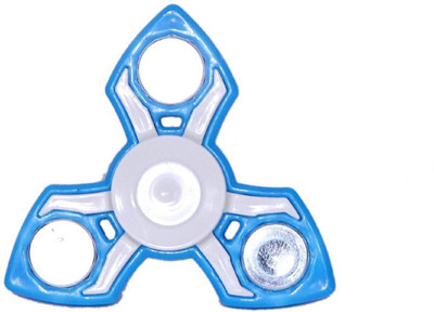 

Montez 3 Leaves Metal Tip Fidget Hand Spinner Toy ( blue)(Multicolor)