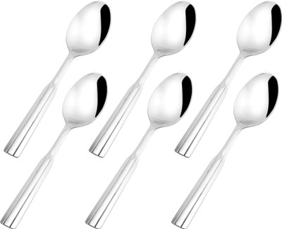 

Elegante Stainless Steel Dessert Spoon Set(Pack of 6)