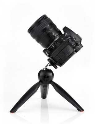 

Sukot Yt-228 Selfie Mobile Clip Attachment SLR DSLR Digital Camera Stand Tripod Ball Head, Monopod Kit(Black, Supports Up to 700 g)