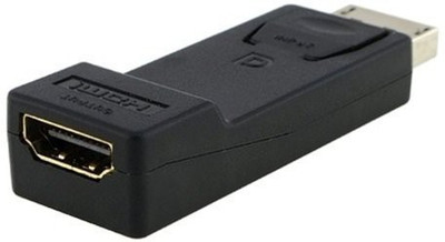 

C&E TV-out Cable DisplayPort to HDMI Video Adapter Converter - M/F(Black, For Computer)