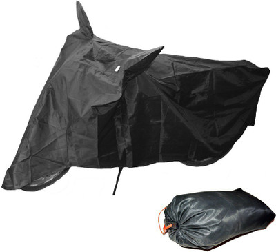 

whitefox Two Wheeler Cover for Royal Enfield(Black)