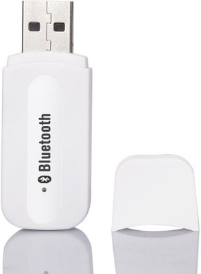 Voltegic ™ Bluetooth Receiver Hands free Car Kits Wireless Music Audio Stereo Adapter for Car Music Sound System CR BT 006 Bluetooth White Voltegic Mo