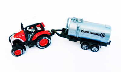 

Rean Farm Truck Die Cast Metal(Red, Grey), Grey;red