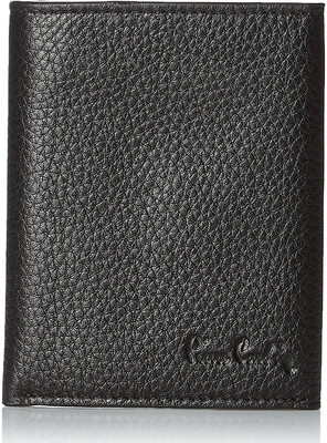 

Pierre Cardin Men Black Genuine Leather Wallet(2 Card Slots)