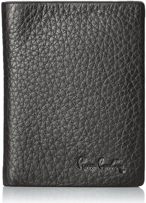 

Pierre Cardin Men Black Genuine Leather Wallet(2 Card Slots)