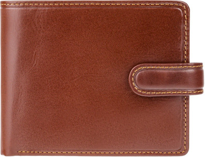

Visconti Men Brown Genuine Leather Wallet(8 Card Slots), Brown & tan