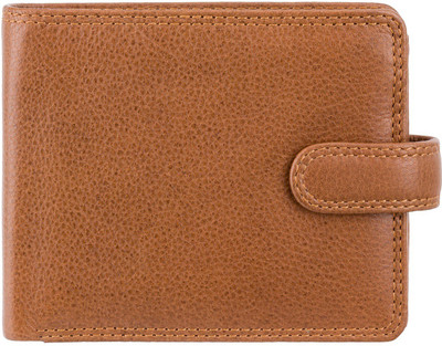 

Visconti Men Brown Genuine Leather Wallet(9 Card Slots), Oak