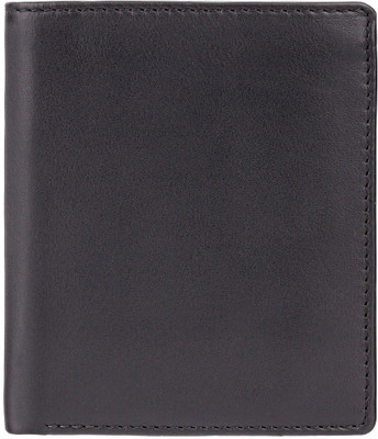

Visconti Men Blue Genuine Leather Wallet(6 Card Slots), Black & green