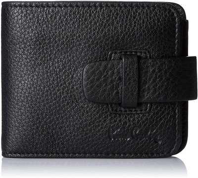 

Pierre Cardin Men Black Genuine Leather Wallet(2 Card Slots)
