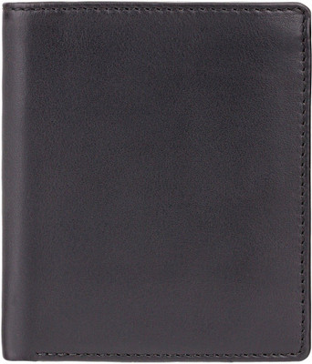 

Visconti Men Red Genuine Leather Wallet(6 Card Slots), Black & red