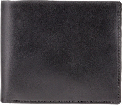

Visconti Men Black Genuine Leather Wallet(4 Card Slots), Black & cobalt