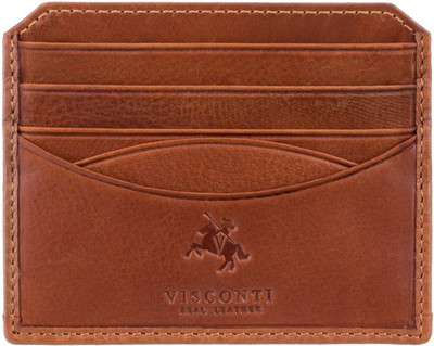 

Visconti Men Brown Genuine Leather Card Holder(8 Card Slots), Drw25_mendel