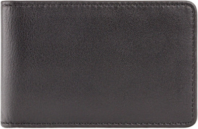 

Visconti Men Blue Genuine Leather Wallet(6 Card Slots), Black & green