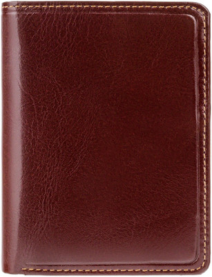 

Visconti Men Brown Genuine Leather Wallet(9 Card Slots), Brown & tan