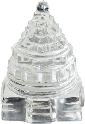 

SHIVOHAM white transparent Made in natural (30gm) Crystal Yantra(Pack of 1)
