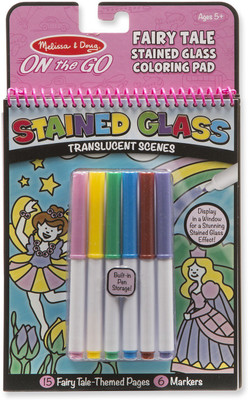 

Melissa & Doug On the Go - Stained Glass - Fairy Tale