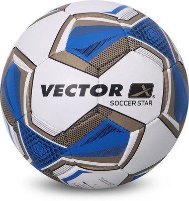 

Vector X SOCCER-STAR-WHT-BLU- Football - Size: (Pack of 1, White, Blue