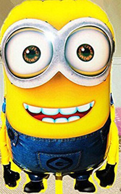 

PARTY PROPZ Printed MINION BIRTH DAY DECORATION / MINION FOIL BALLOON SET OF 5 / MINION PARTY SUPPLIES Balloon(Multicolor, Pack of 5)