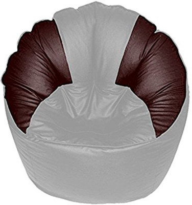

Akhilesh Bean Bags & Furniture XXXL Bean Chair Cover (Without Beans)(White, Brown)