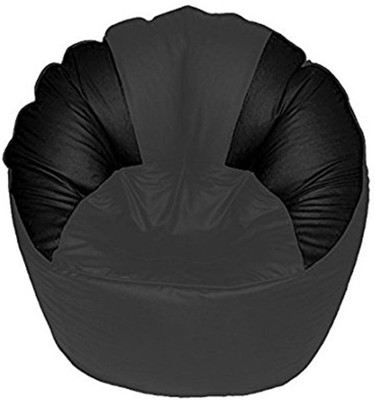 

Akhilesh Bean Bags & Furniture XXL Bean Chair Cover (Without Beans)(Grey, Black)