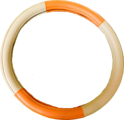 

Loop Hand Stiched Steering Cover For Maruti Swift Dzire(orange, brown, Leather)