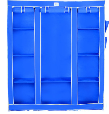 

Solace ThreeRow Stainless Steel Collapsible Wardrobe(Finish Color - BLUE)