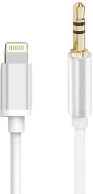 

ReTrack 8 Pin Lighting Male To 3.5MM AudioAux Female Cable For iPhone 7 / iPhone 7plus / iPhone 6 & 6S / iPhone 6Plus AUX Cable(White)