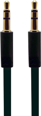 

ReTrack Gold Plated FLAT 3MTR 3.5mm M-M Stereo Audio Auxiliary AUX Cable(Black)