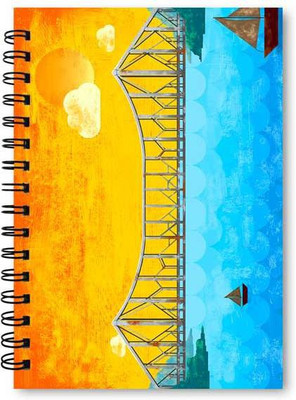 

The Design Junction A5 Diary(kolkata_notebook, Multicolor)