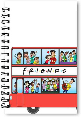 

The Design Junction A5 Diary(friends_notebook, Multicolor)
