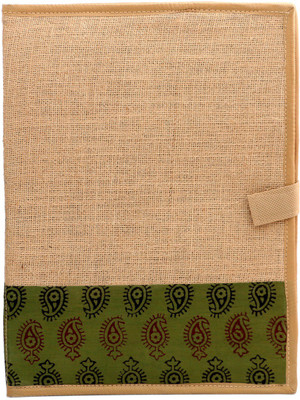 

GOYMA Natural Jute Display Book(Set Of 1, Green)