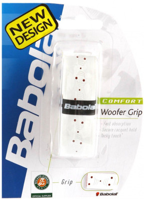 

Babolat Woofer Tacky Touch Grip(White, Red, Pack of 1)