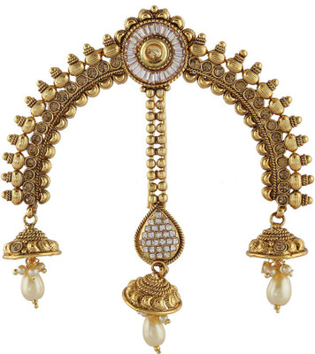 Anuradha Art Jewellery HB-207 Hair Clip(Gold)