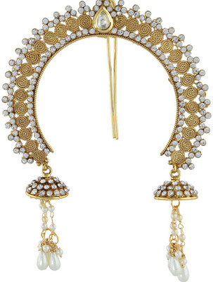 Anuradha Art Jewellery HB-205 Hair Clip(Gold)