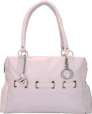 

Lady bar Shoulder Bag(White)