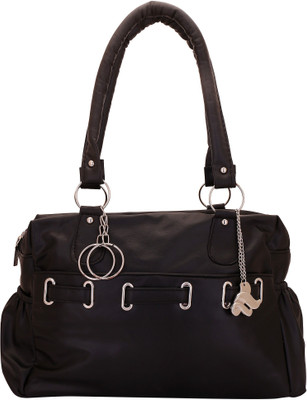 

Lady bar Shoulder Bag(Black)