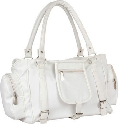 Lady bar Shoulder Bag(White)