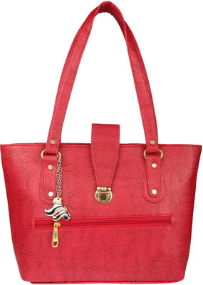 

Lady bar Shoulder Bag(Red)