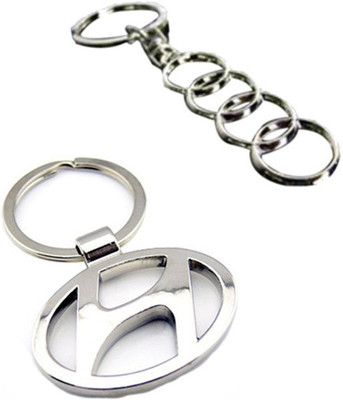 

Alexus Audi And Hundai Key Chain(Silver)