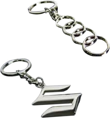 

Alexus Audi And Suzuki Key Chain(Silver)