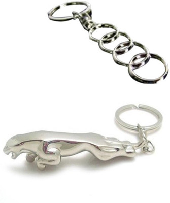 

Alexus Audi And Jaguar Key Chain(Silver)