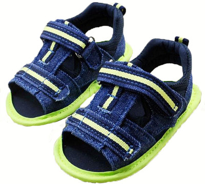 

Baby Bucket Boys & Girls Velcro Flats(Blue